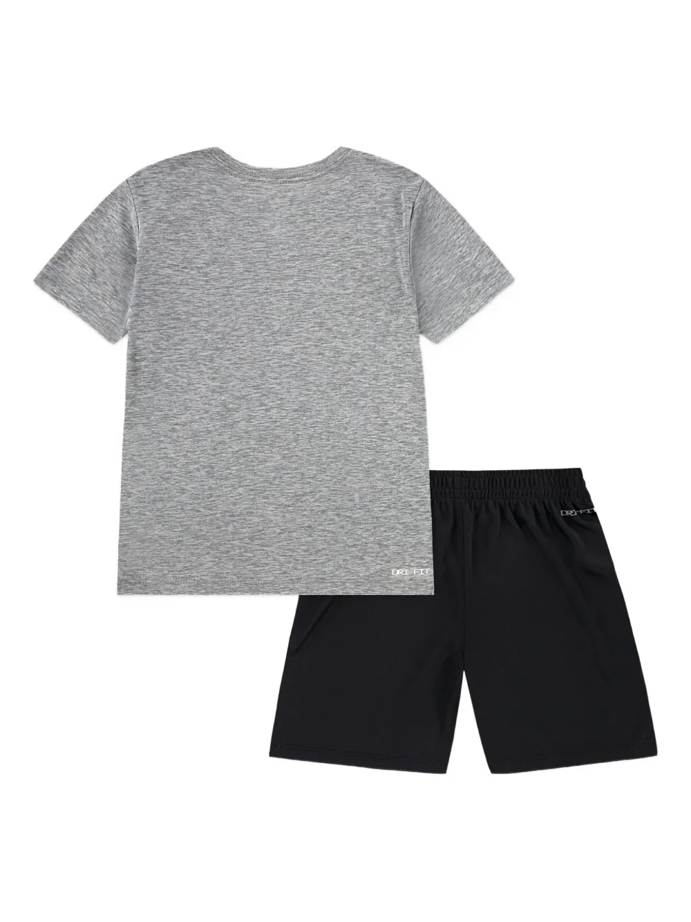 Nike Kids Dri-FIT shorts set met logodetail Zwart