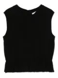 Cecilie Bahnsen round-neck sweater - Black