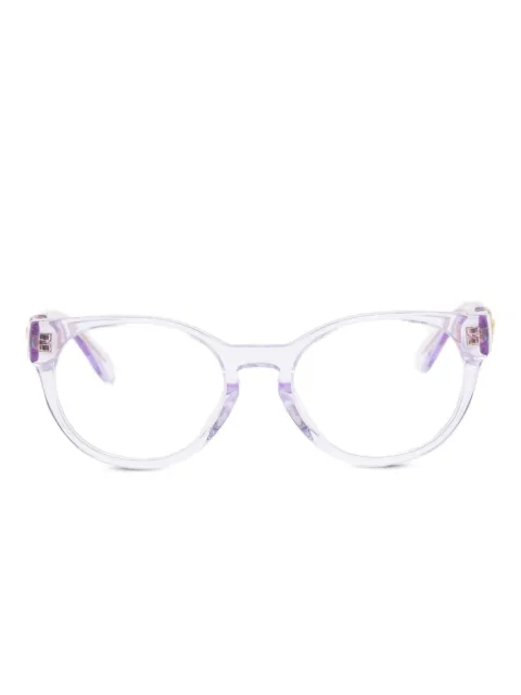 Versace Kids Medusa-embellished round-frame glasses