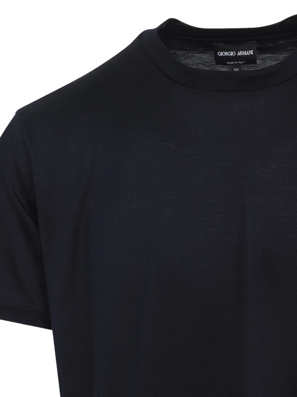 Giorgio Armani crew-neck short-sleeve T-shirt Blauw