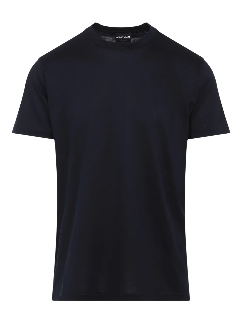 Giorgio Armani crew-neck short-sleeve T-shirt Blauw
