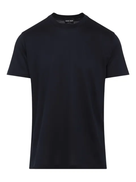 Giorgio Armani playera manga corta con cuello redondo