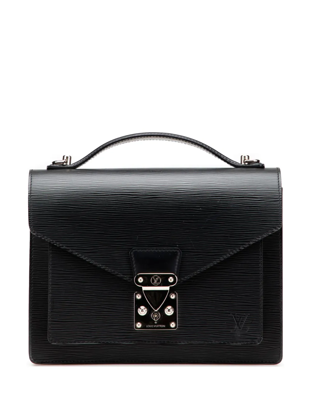 Louis Vuitton Pre-Owned 2006 エピ モンソー 28 サッチェルバッグ - ブラック Louis Vuitton Pre-Owned 2006 エピ モンソー 28 サッチェルバッグ - ブラック