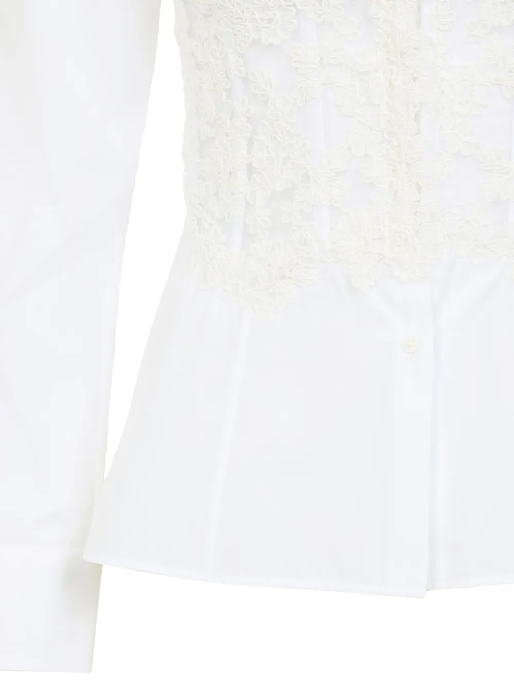 Ermanno Scervino Blouse met kant Wit