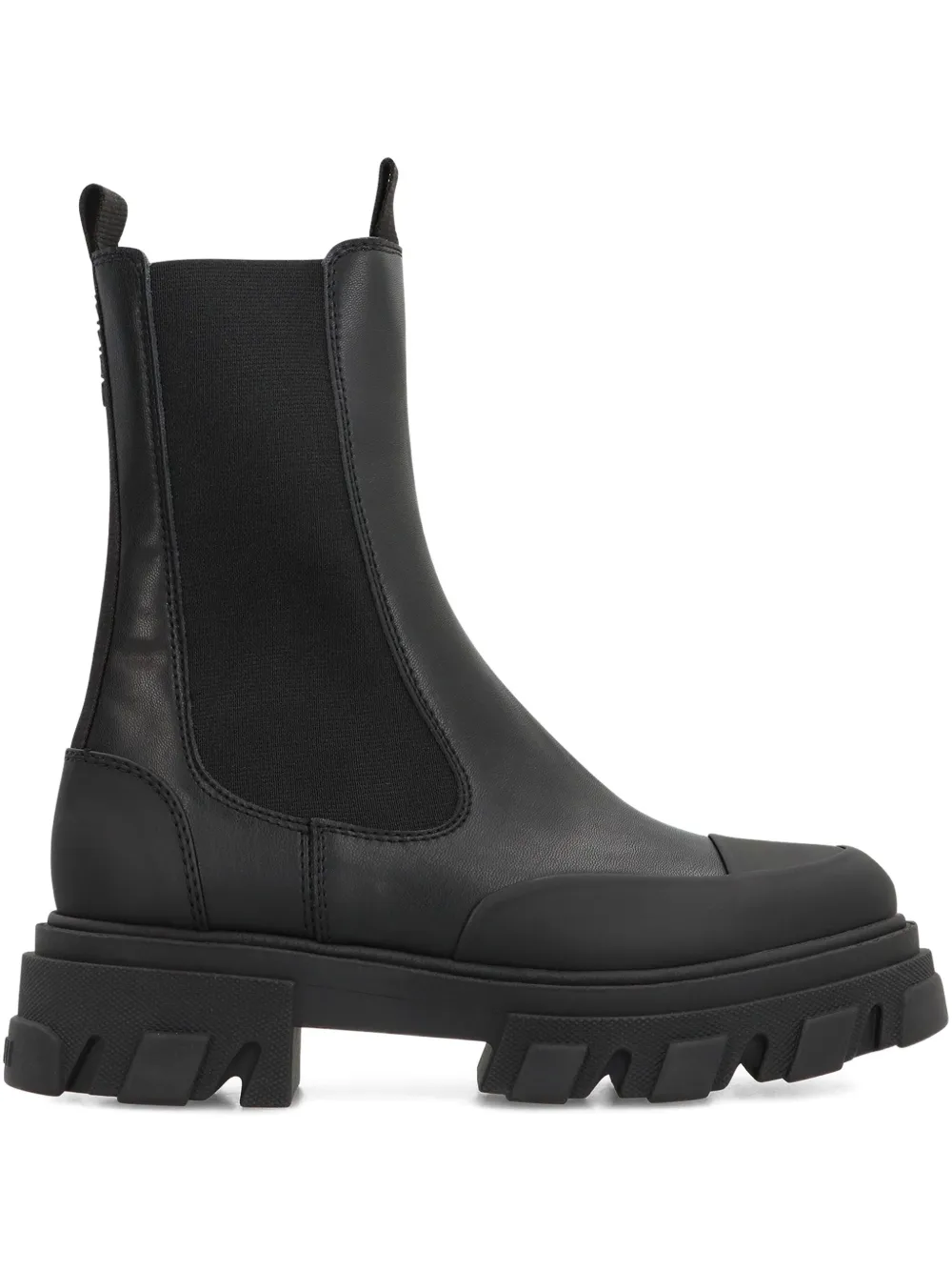 GANNI lug-sole Chelsea boots Black