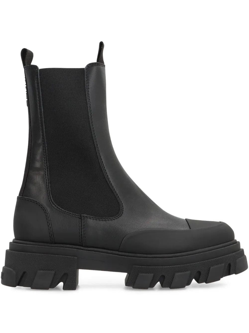 GANNI lug-sole Chelsea boots Black