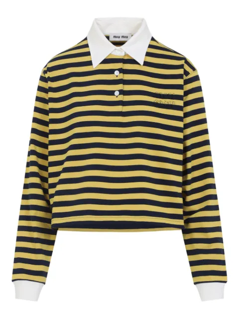 Miu Miu striped polo shirt