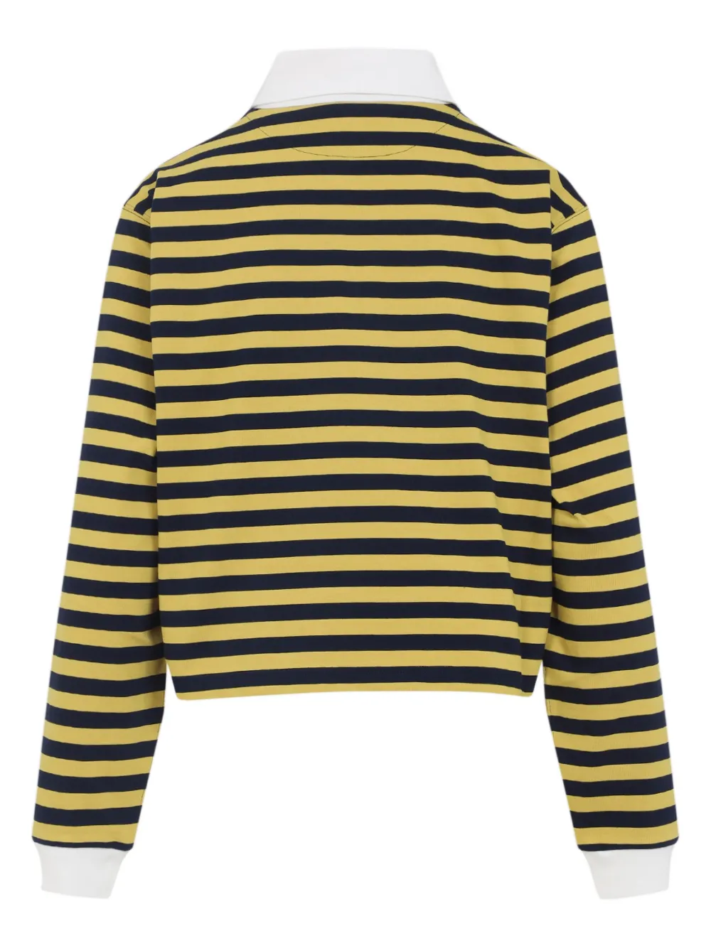 Miu Gestreept poloshirt Geel