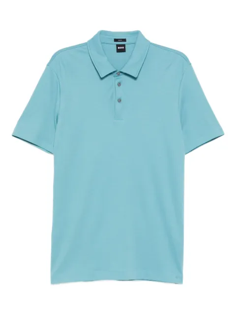 BOSS playera tipo polo con logo estampado