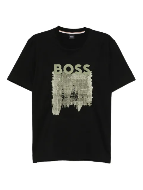 BOSS logo-printed T-shirt