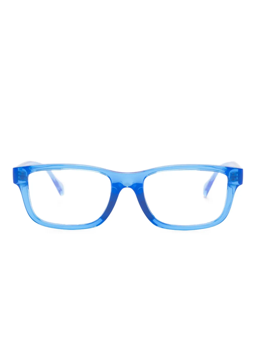 Versace Kids Bril met rechthoekig montuur Blauw