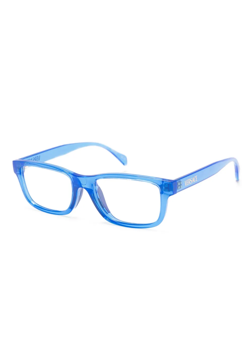 Versace Kids Bril met rechthoekig montuur Blauw