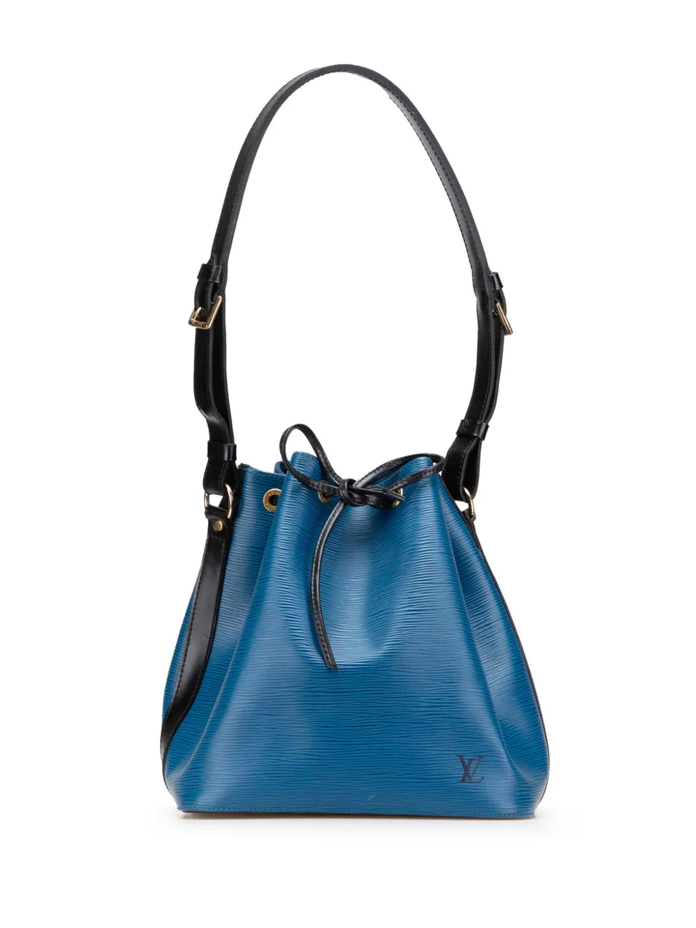 Louis Vuitton Pre-Owned 1995 Epi Petit Bicolor Noe bucket bag - ブルー Louis Vuitton Pre-Owned 1995 Epi Petit Bicolor Noe bucket bag - ブルー