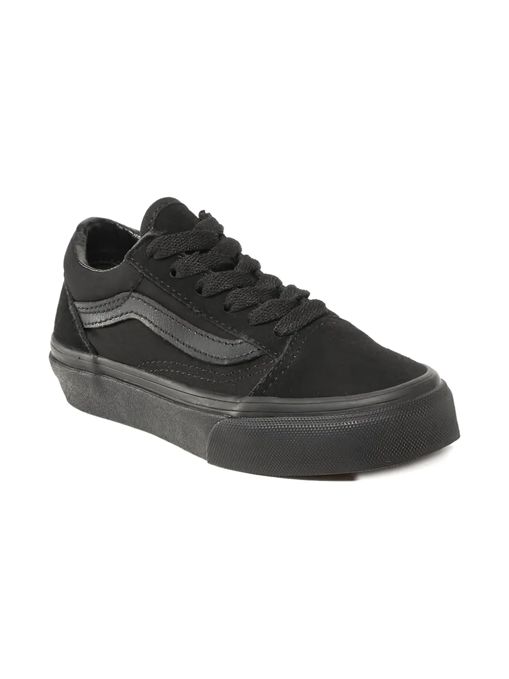 Vans Kids lace-up panelled trainers Zwart