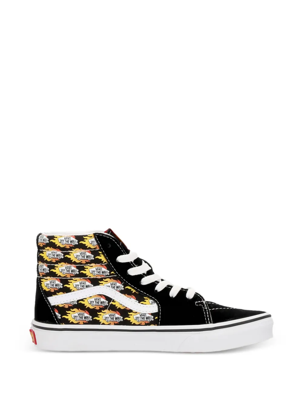 Vans Kids Sk8 high-top grafische sneakers Zwart