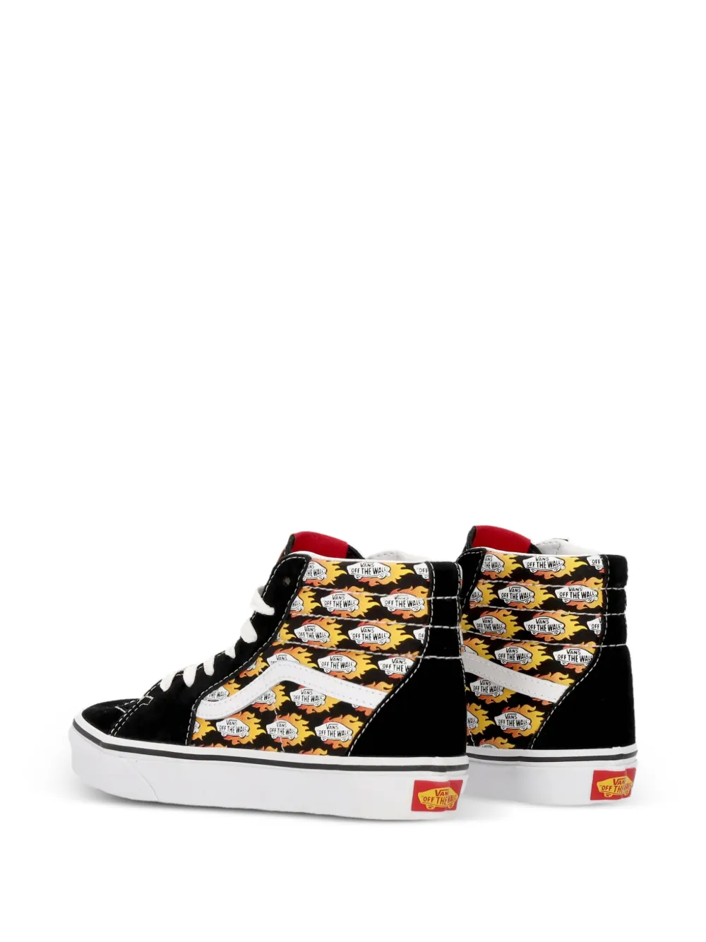 Vans Kids Sk8 high-top grafische sneakers Zwart