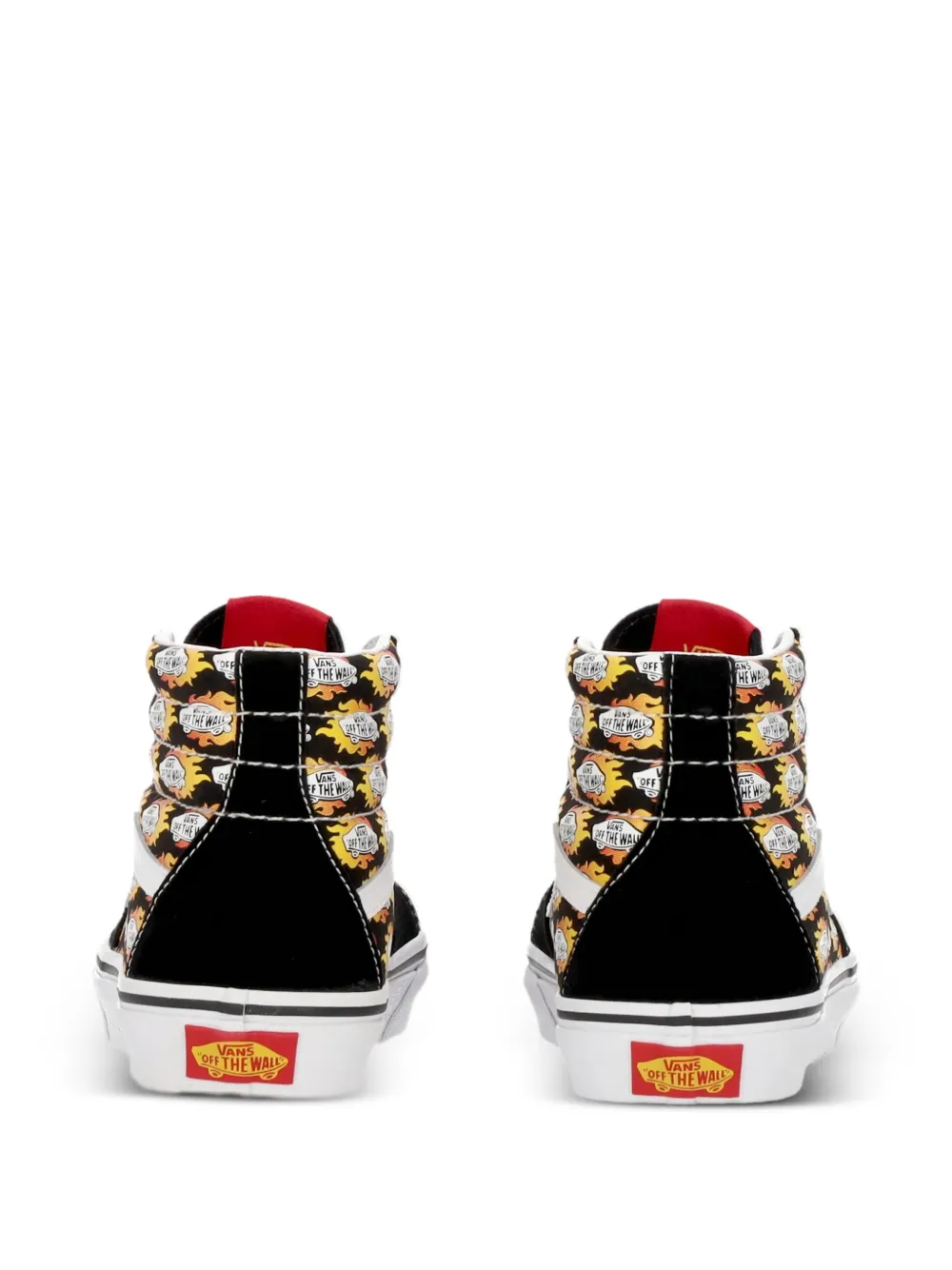 Vans Kids Sk8 high-top grafische sneakers Zwart
