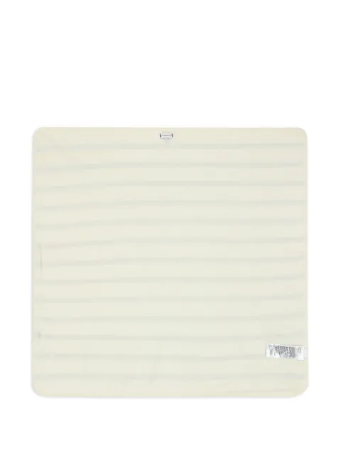 Tommy Hilfiger Junior couverture rayée à logo brodé