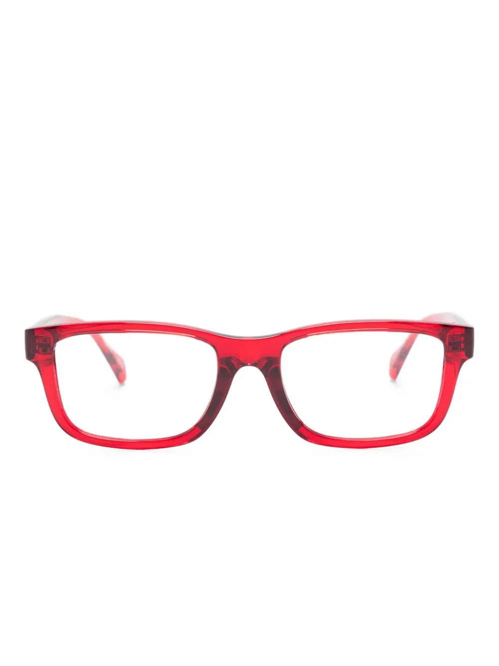 Versace Kids Brille mit eckigem Gestell - Rot