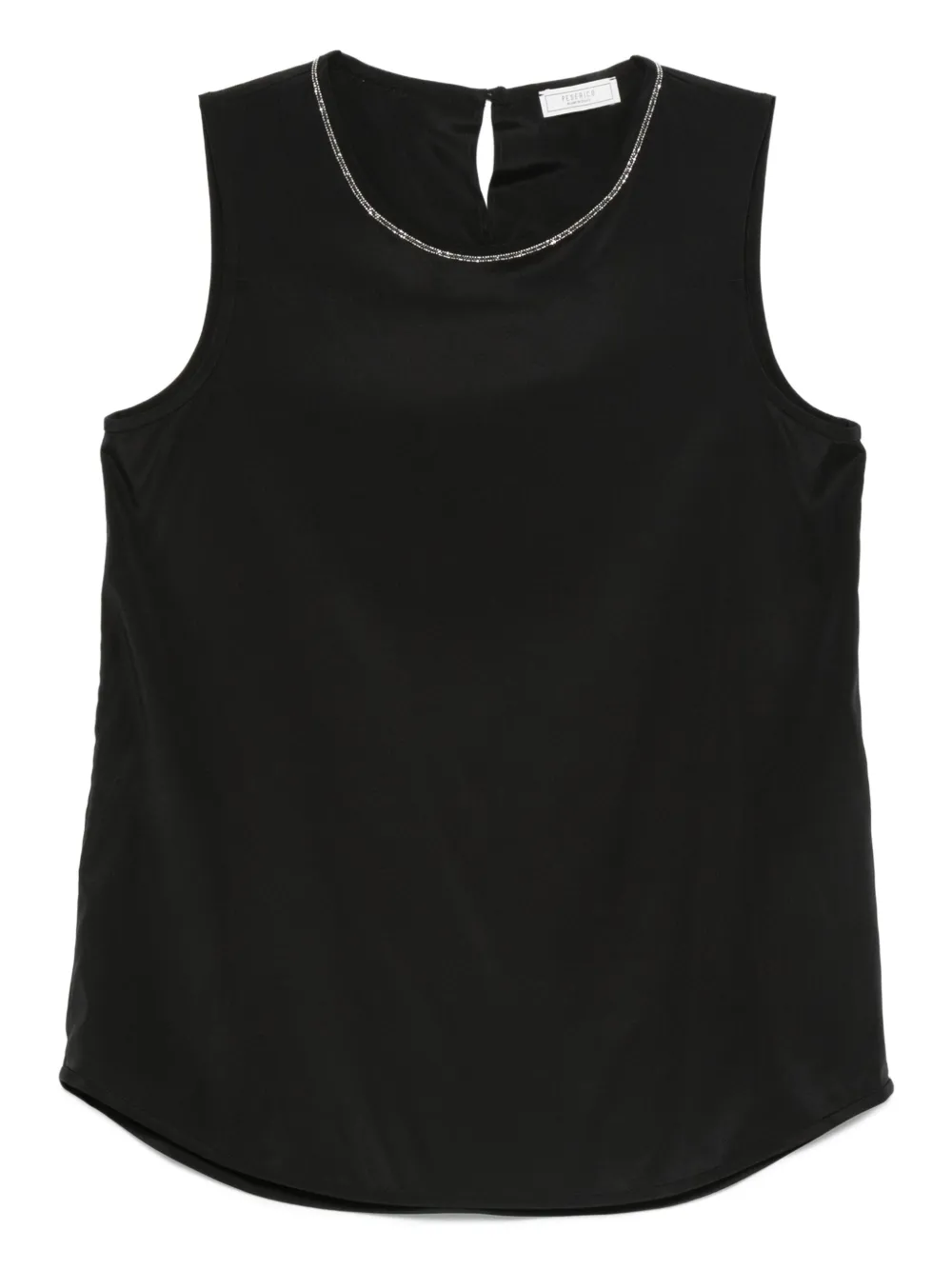 embellished sleeveless top