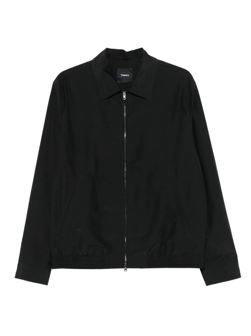 Theory ジップアップ シャツジャケット - ブラック Theory ジップアップ シャツジャケット - ブラック