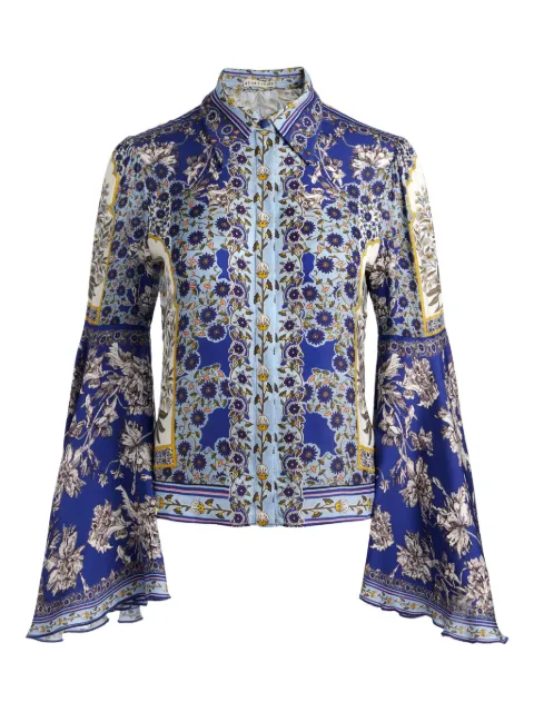 alice + olivia Willa bell-sleeve top