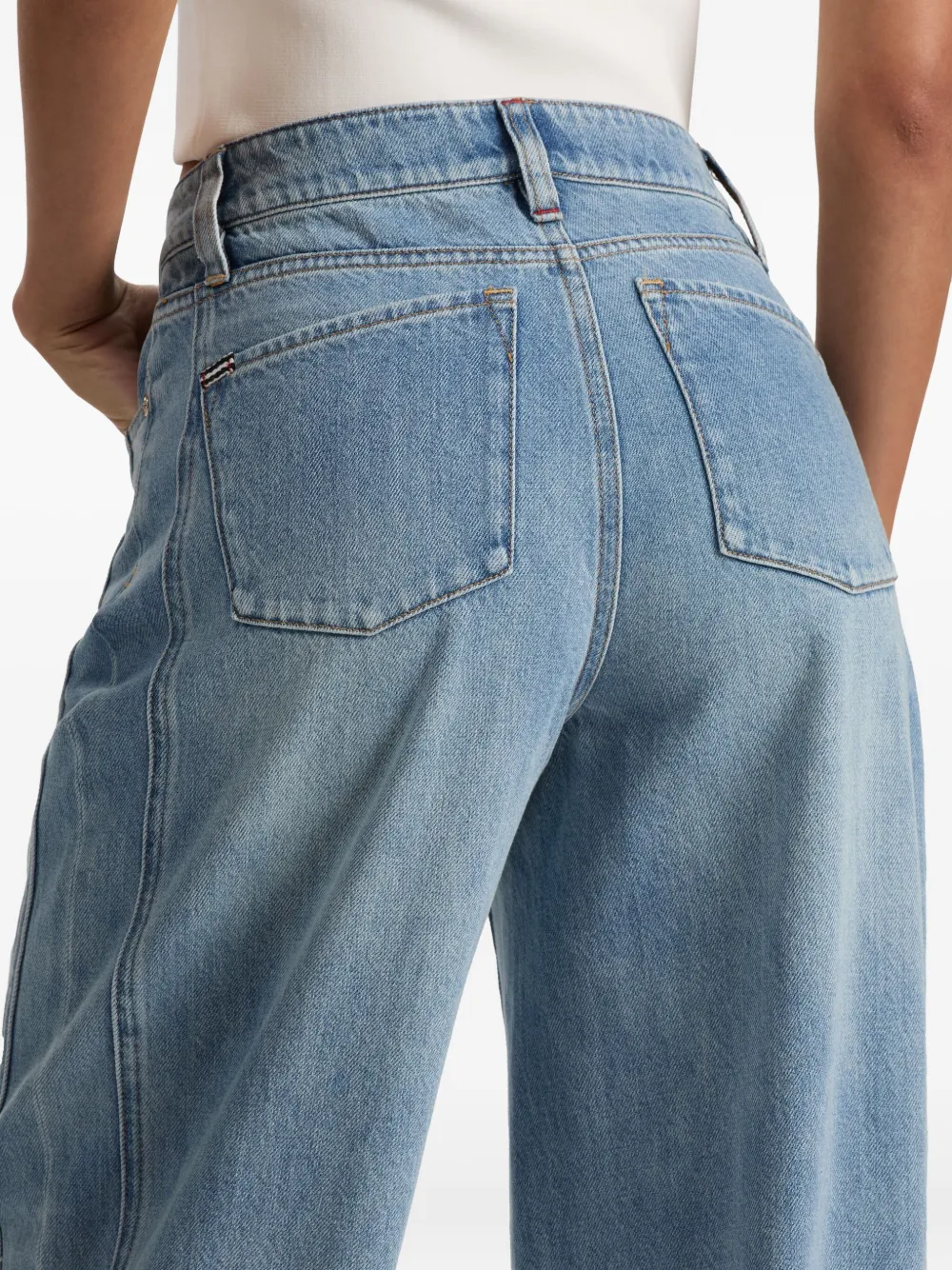 alice + olivia Jeans met wijde pijpen Blauw