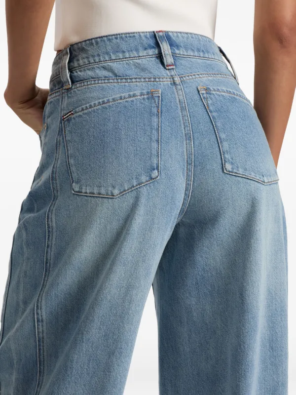 【関税込 日本発送】Alice + Olivia デニムワイドジーンズ alice + olivia Olivia Jean at Amazon Women's Jeans store