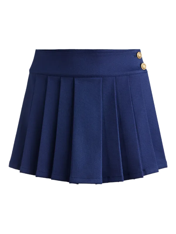 Alice + Olivia Noah Pleated Mini Skirt | Blue | FARFETCH