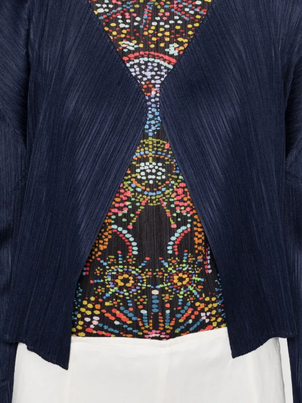 pleats please Blue トップス アシンメトリー 美品 青 人気 pleats please Blue トップス アシンメトリー 美品 青 人気