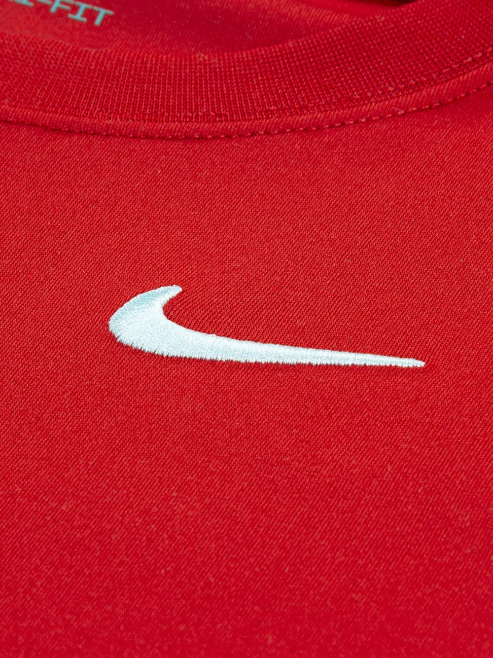 Nike Kids Dri-FIT T-shirt en shorts set met logo Grijs