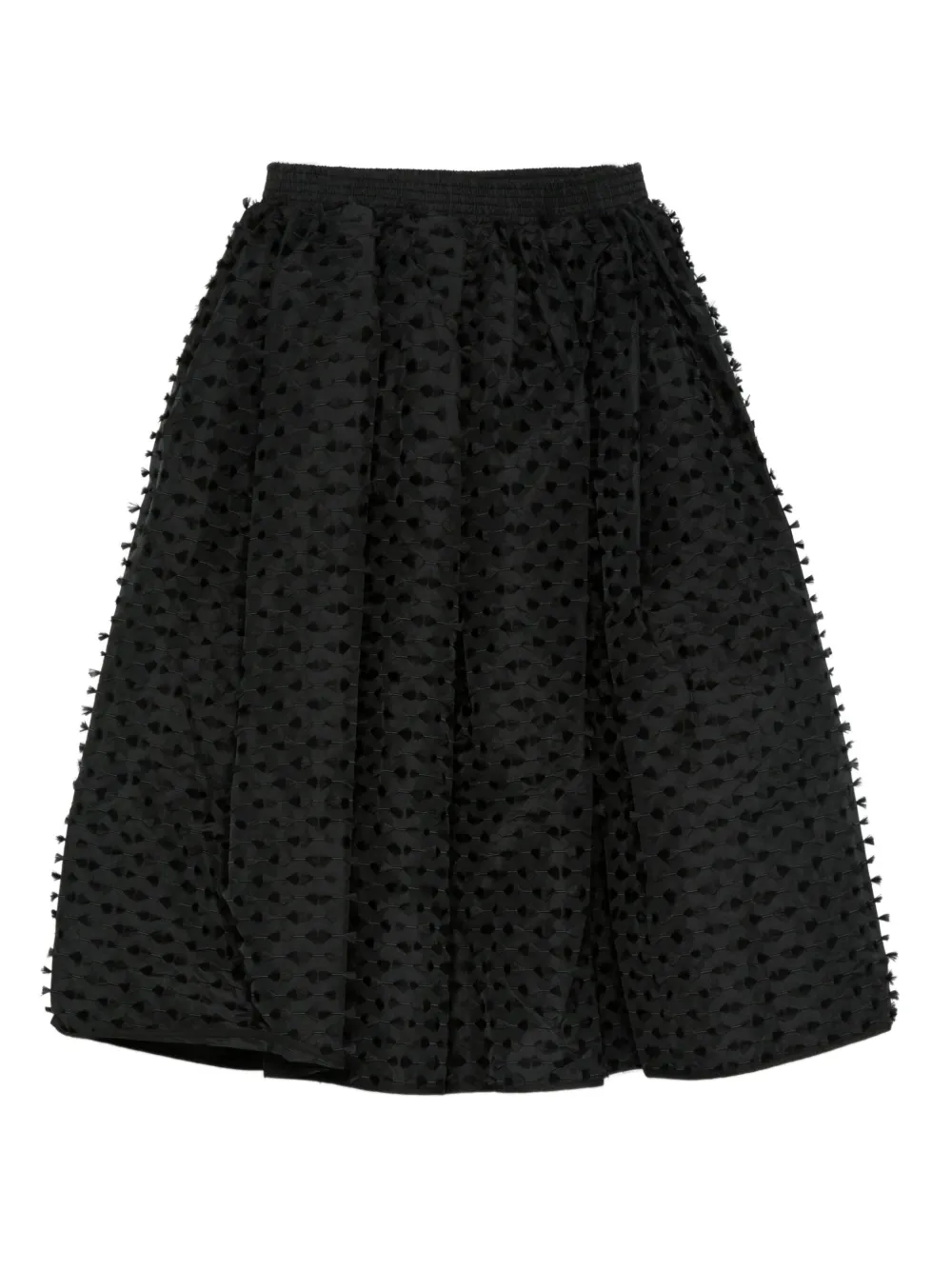 Cecilie Bahnsen pleated skirt Zwart