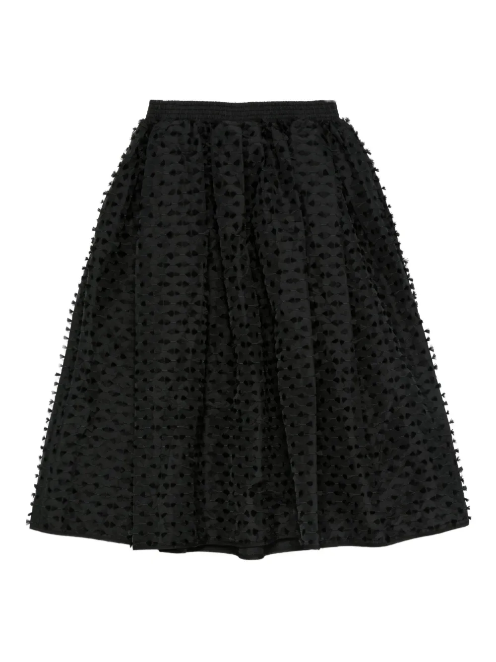 Cecilie Bahnsen pleated skirt Zwart