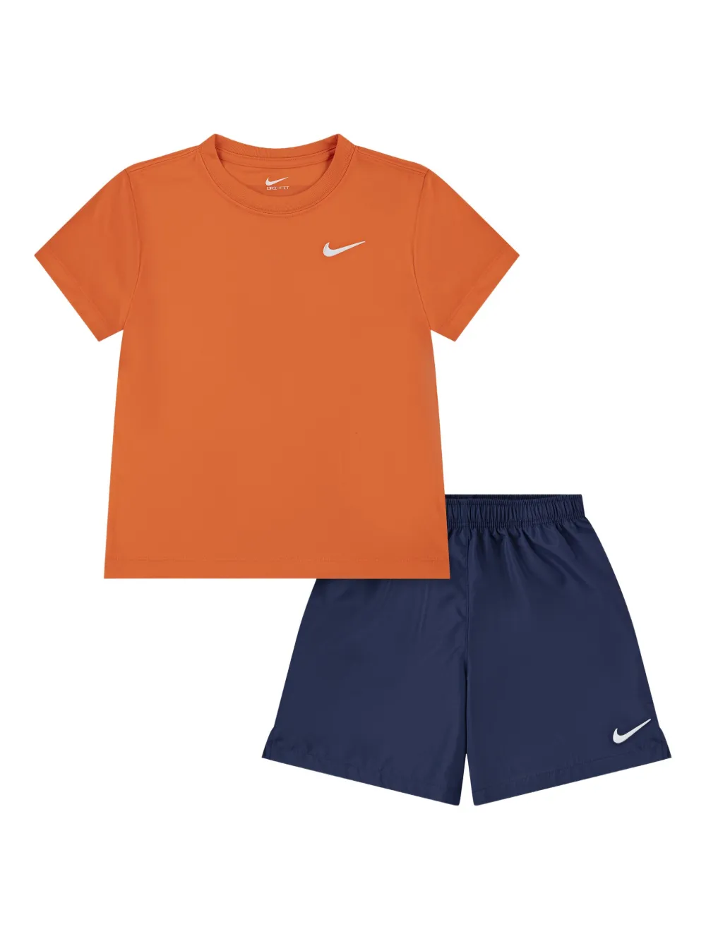 Nike Kids Shorts met Swoosh logo Blauw