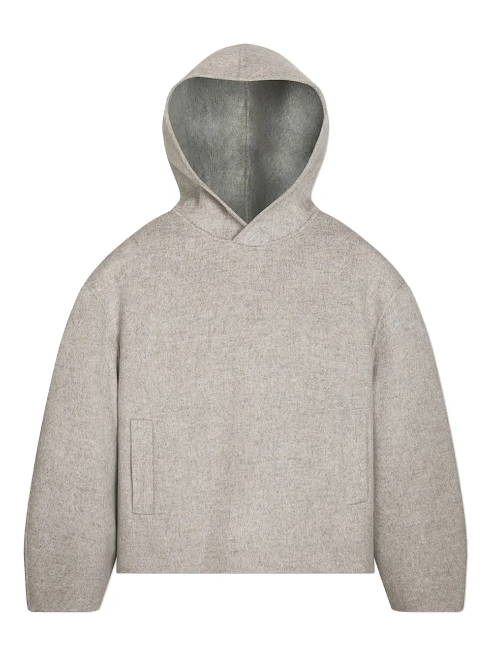 Loulou balloon-sleeve hoodie Grijs