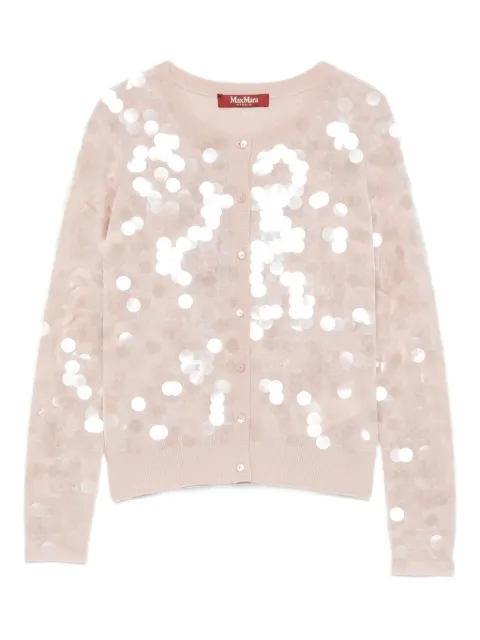 Max Mara sequin embellished cardigan