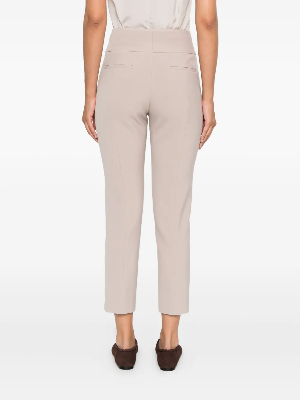Peserico Broek met steekzak Beige