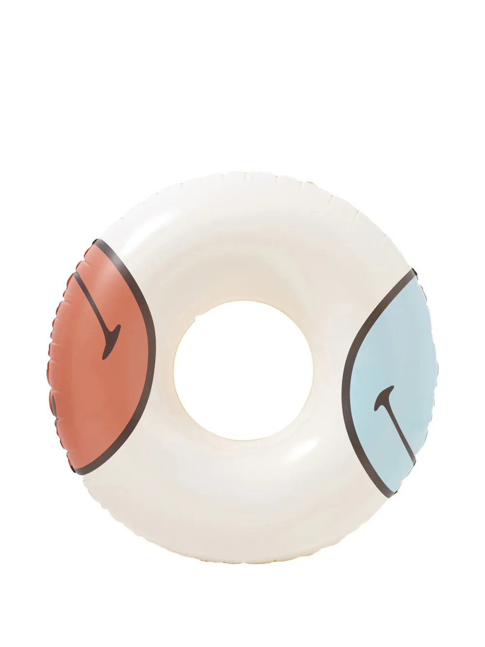 Sunnylife Smiley Face-print Pool Ring In Multi