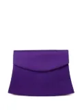 Saint Laurent Pre-Owned 1980s silk clutch bag - Purple
