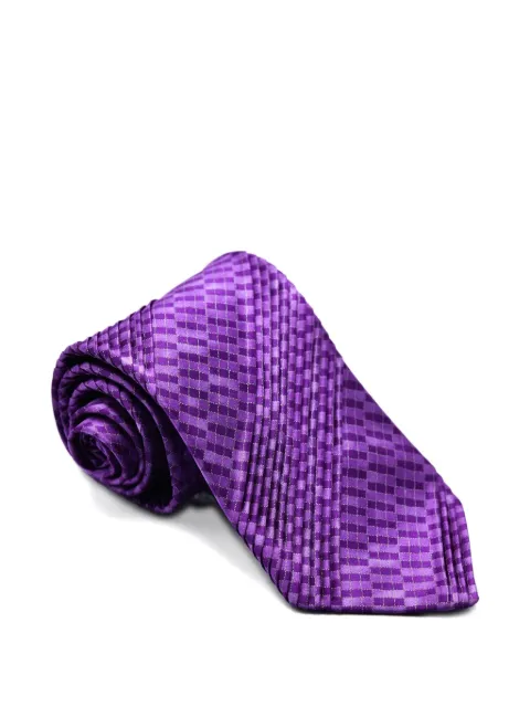 Castangia  pleated silk tie
