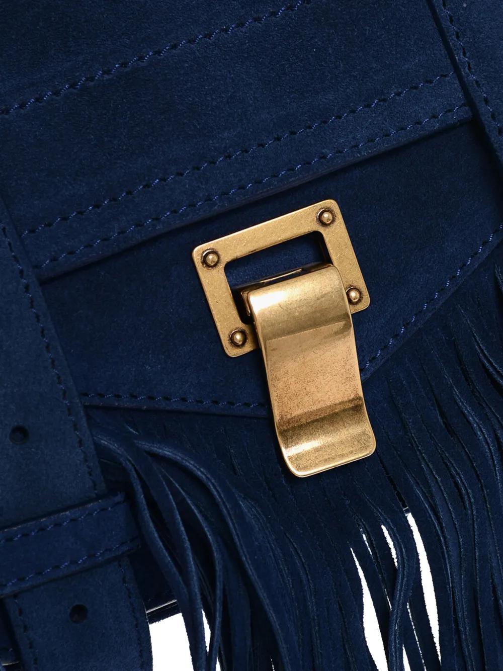 Proenza Schouler Crossbodytas met franje Blauw