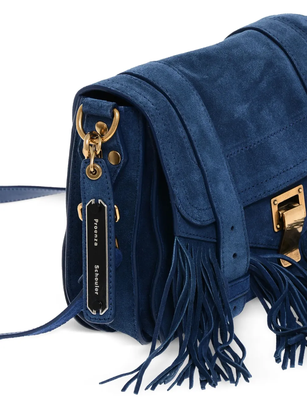 Proenza Schouler Crossbodytas met franje Blauw