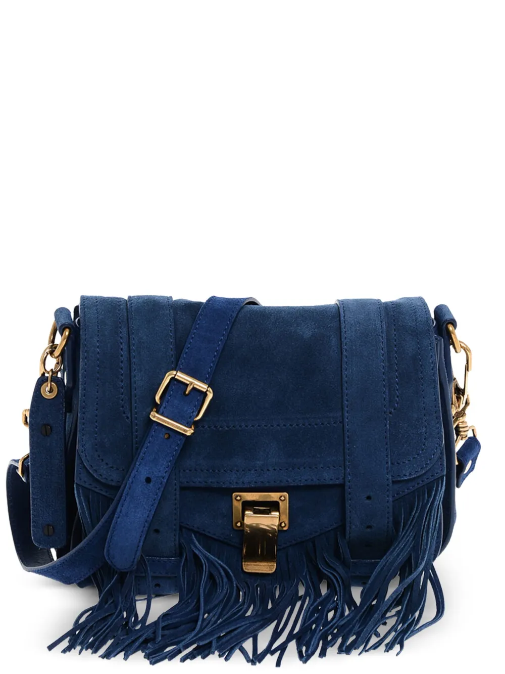 Proenza Schouler Crossbodytas met franje Blauw