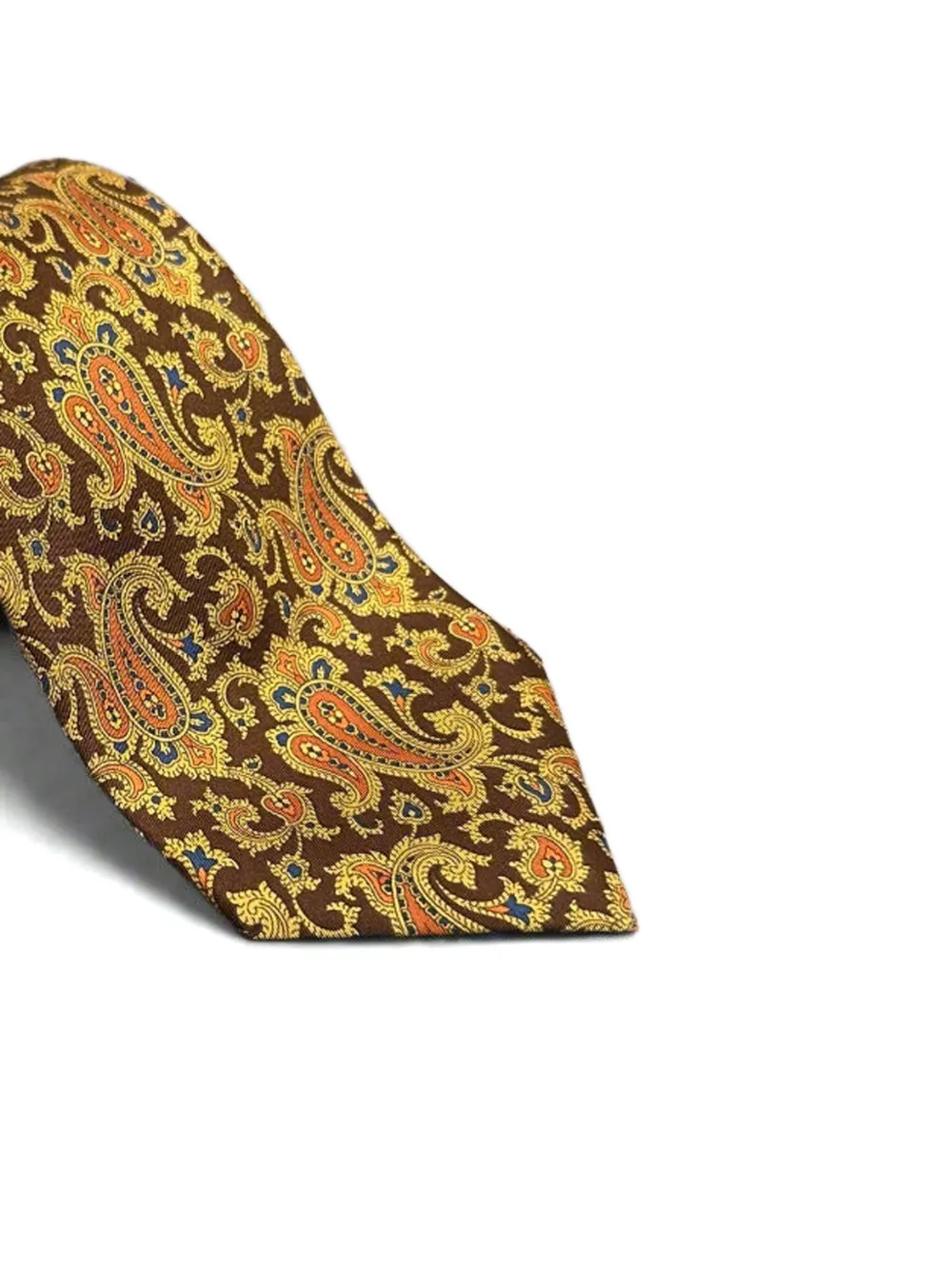 Brioni paisley silk tie Bruin