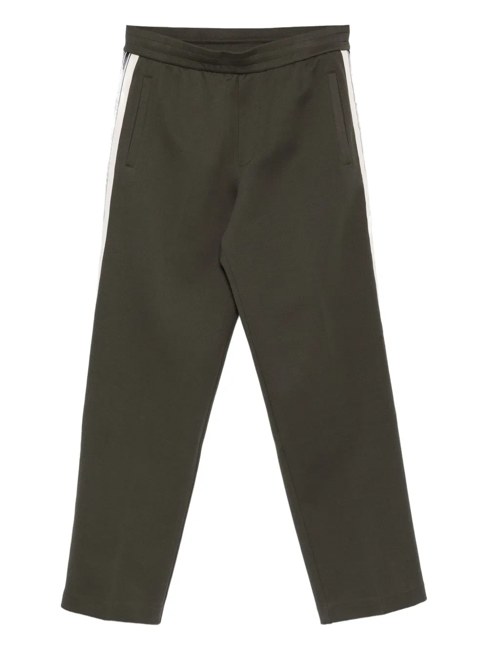 Emporio Armani Trainingsbroek met streep-detail Groen