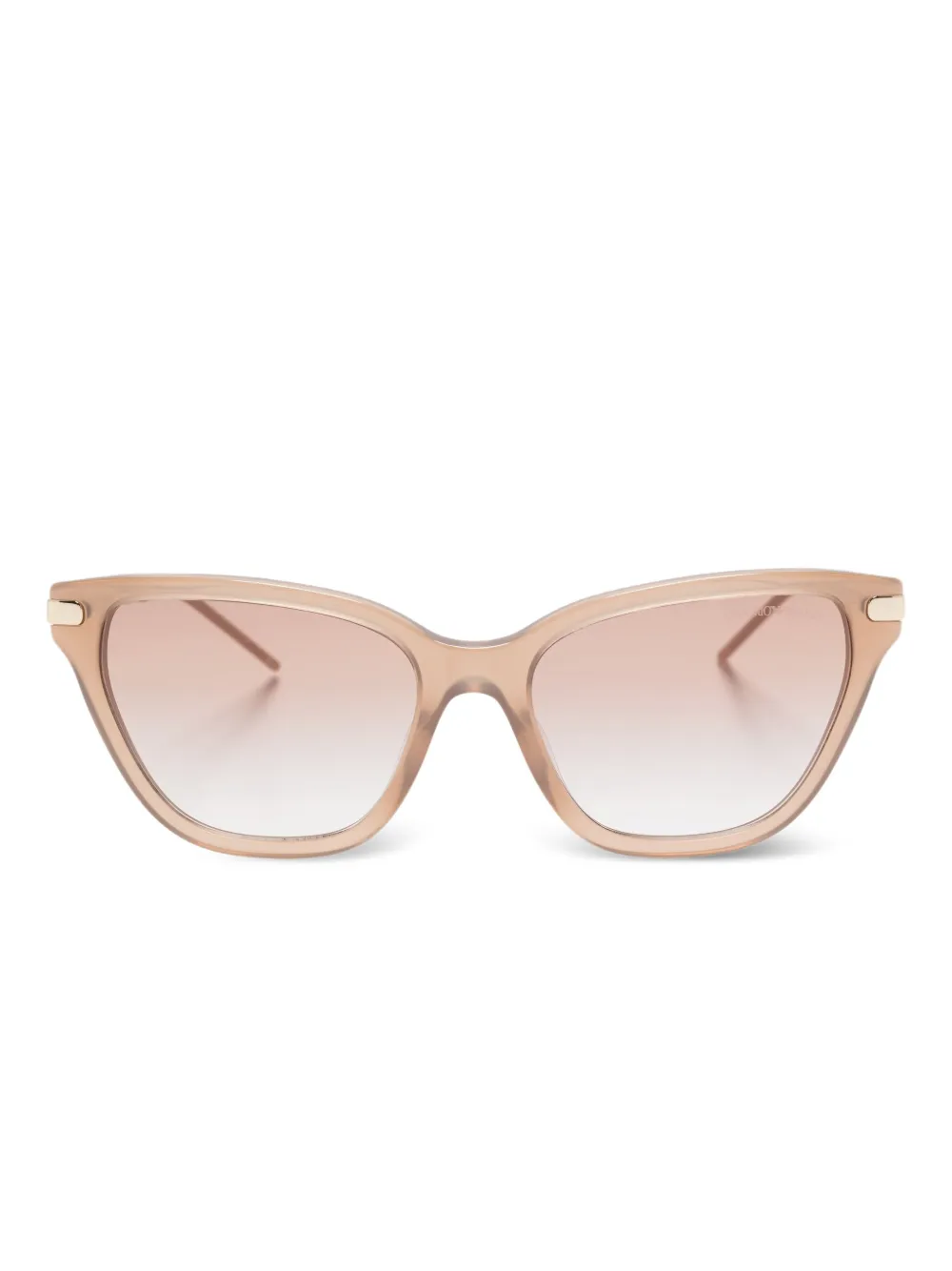 Emporio Armani Zonnebril met cat-eye montuur Bruin