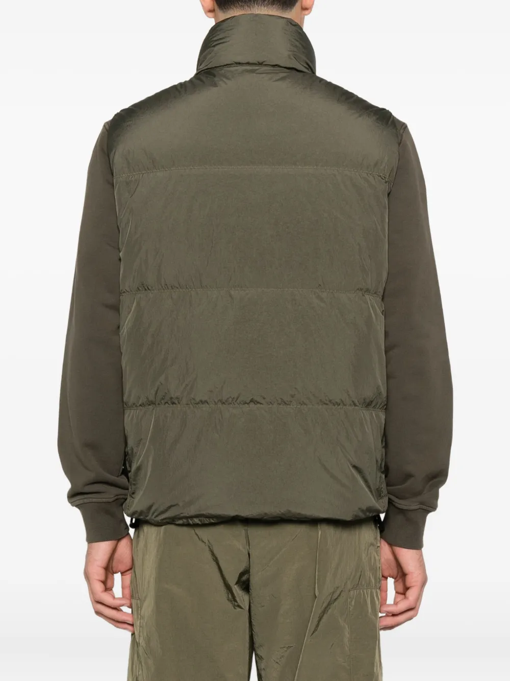 Stone Island Crinkle Reps NY gilet Groen
