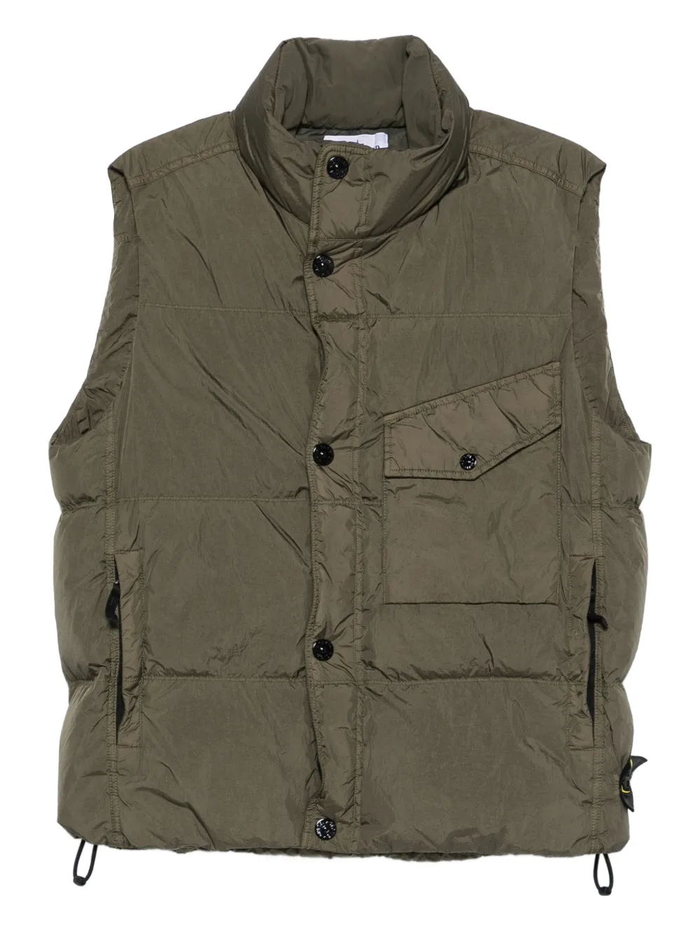 Stone Island Crinkle Reps NY gilet Groen