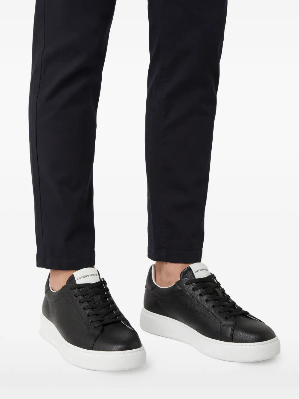 Emporio Armani Low-top sneakers Zwart