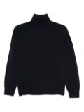Emporio Armani roll-neck cashmere sweater - Blue